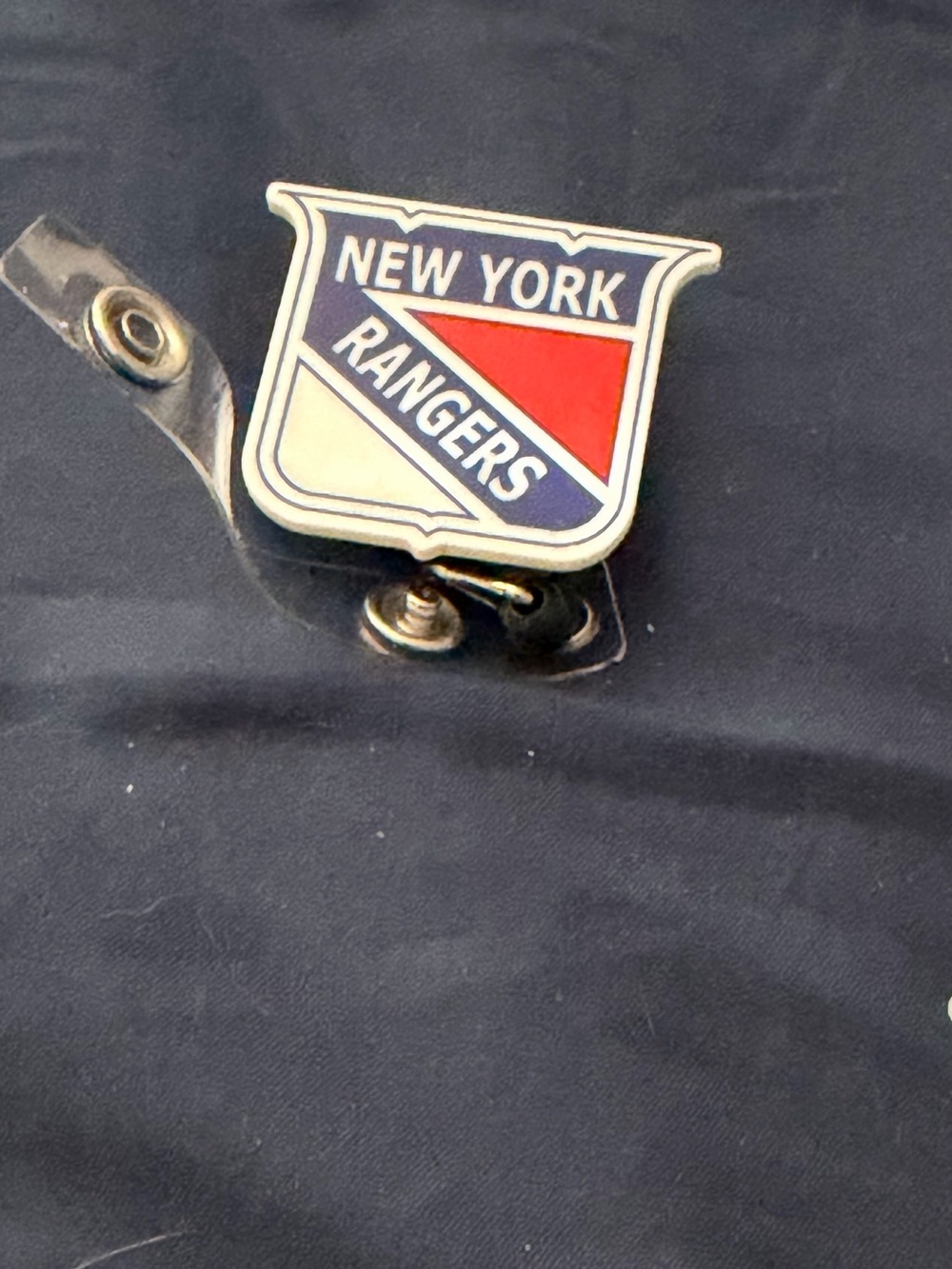 Navy Blue Badge Snap Closure badge reel